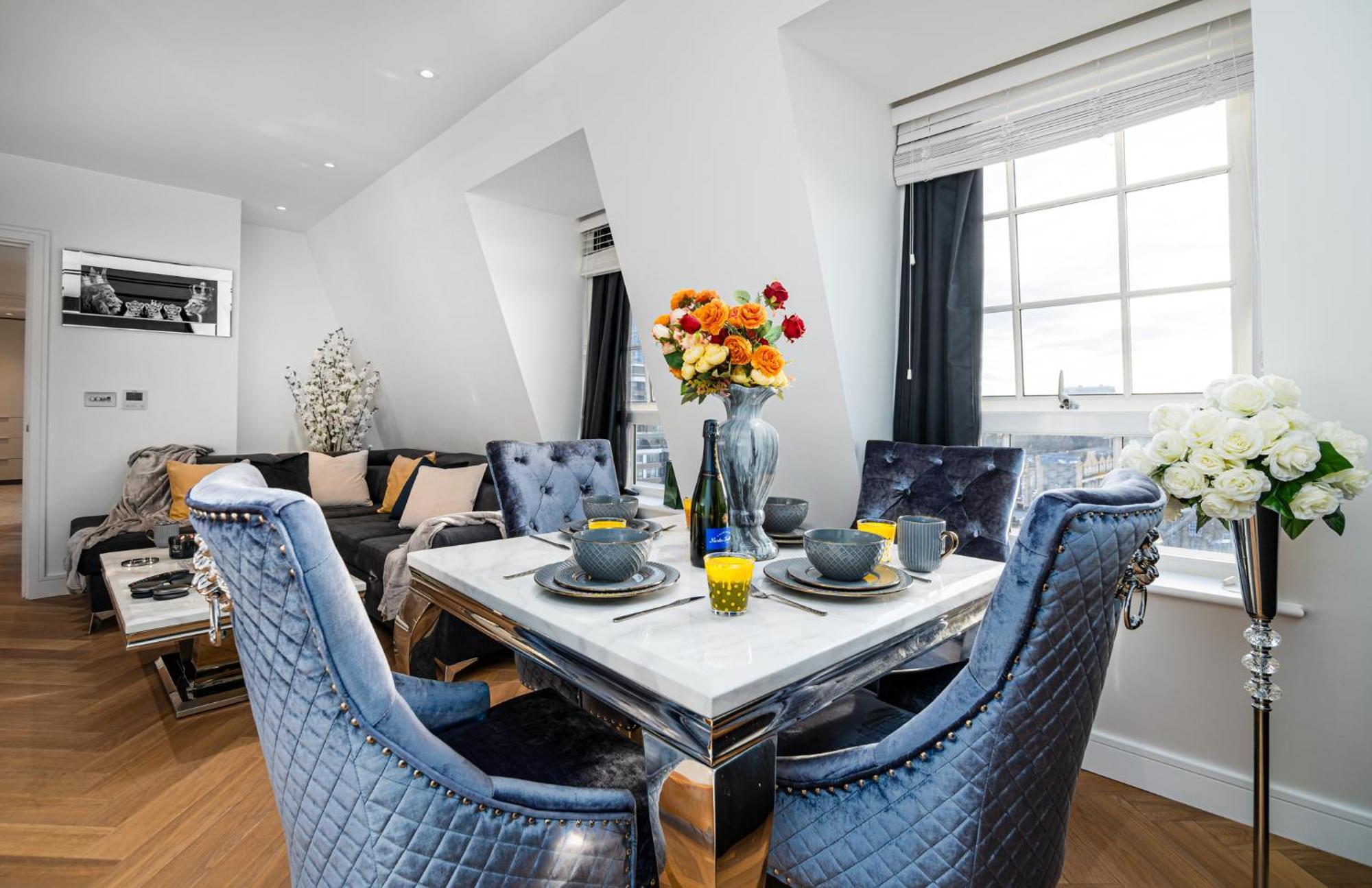 Stunning 1-Bedroom Penthouse In Marble Arch 72 London Exterior foto