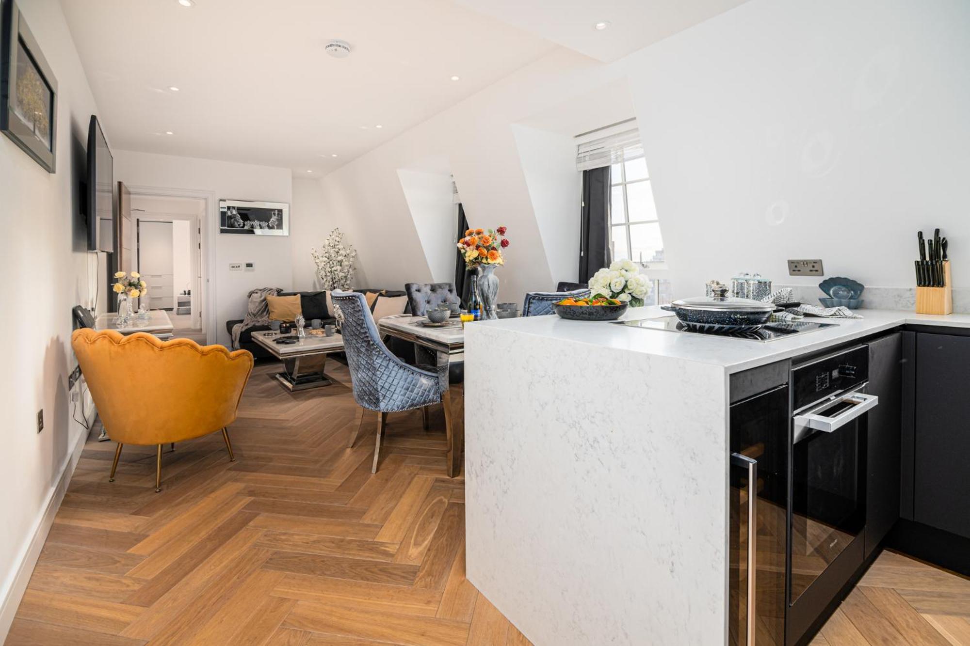 Stunning 1-Bedroom Penthouse In Marble Arch 72 London Exterior foto