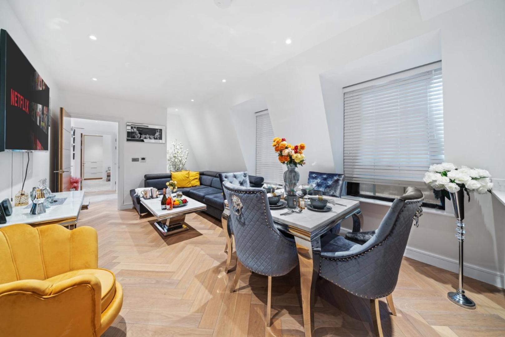 Stunning 1-Bedroom Penthouse In Marble Arch 72 London Exterior foto